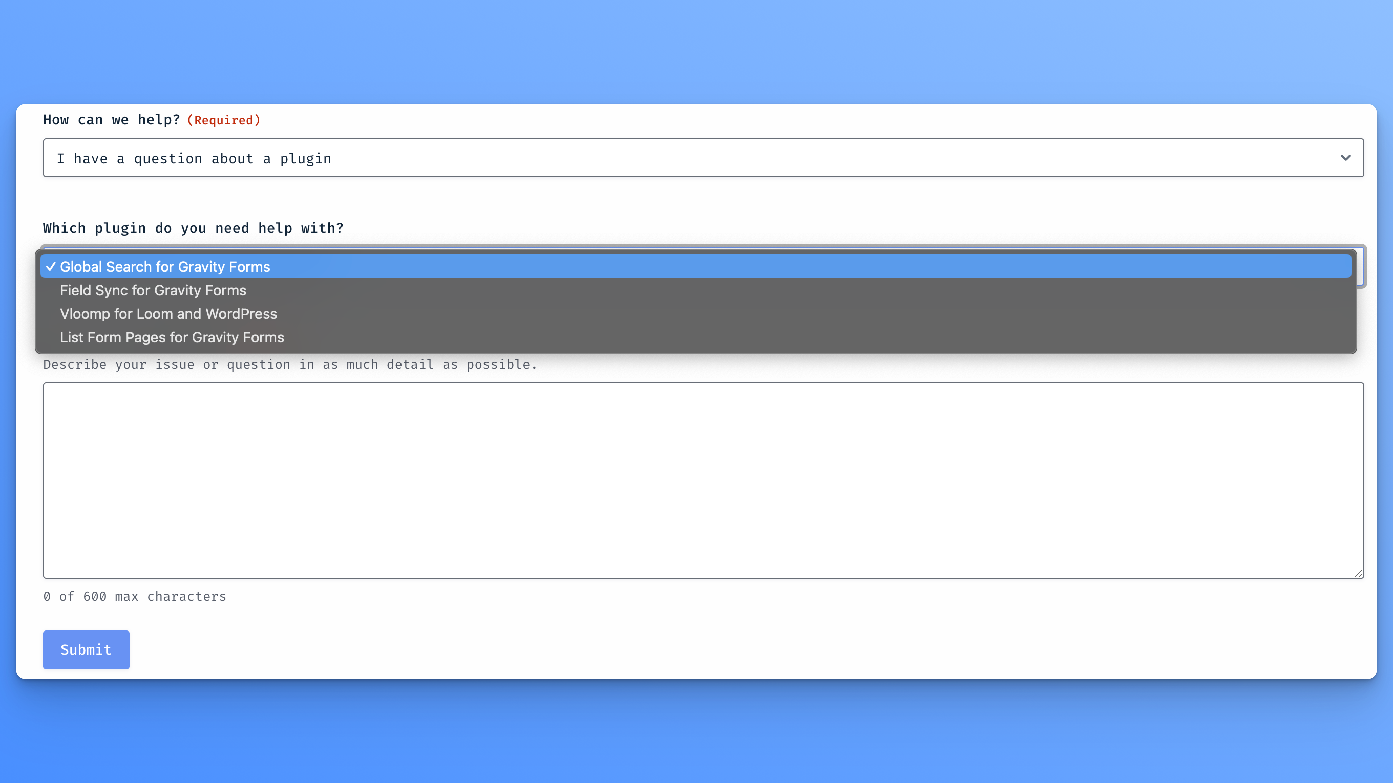 Xnapper 2024 11 26 19.06.11 — Product Field for Surecart & Gravity Forms screenshot