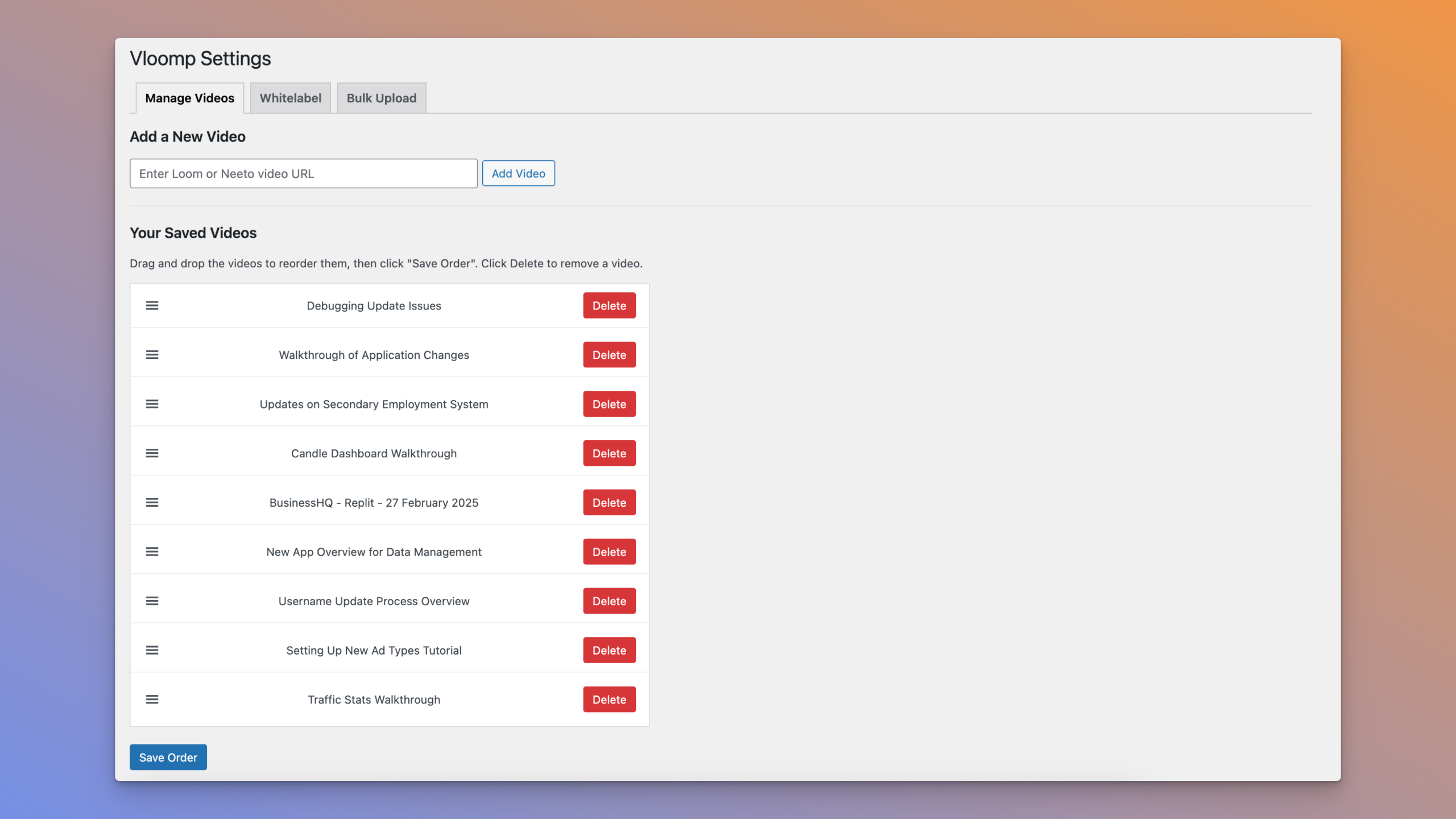 Xnapper 2025 05 15 12.43.14 scaled — Vloomp for Loom and WordPress screenshot